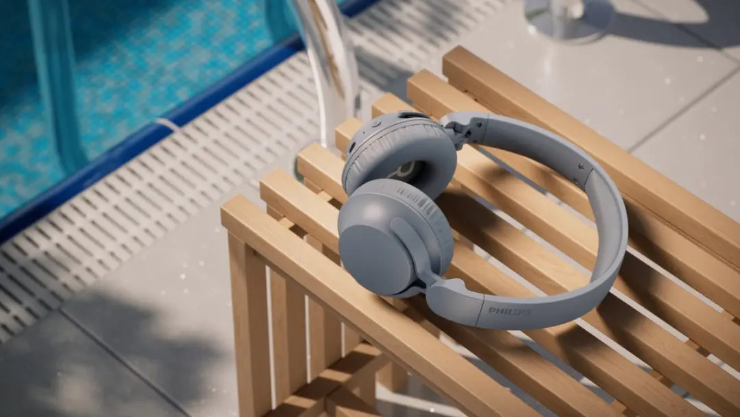 Philips TAH4000 Draadloze On-Ear Hoofdtelefoon - 70u - Lichtblauw