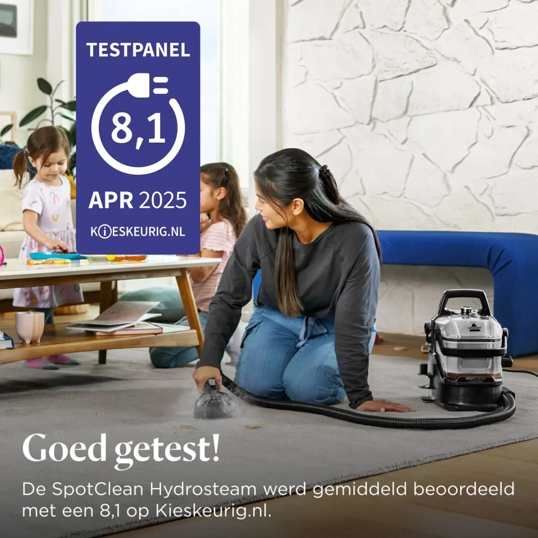 BISSELL SpotClean HydroSteam 3697N Stofzuiger - 1000W - Zwart