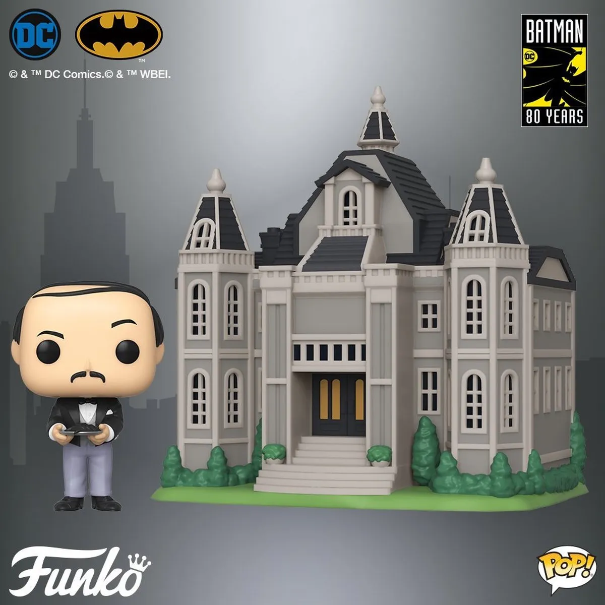 Funko POP Town Batman 80th Wayne Manor met Alfred - 45524
