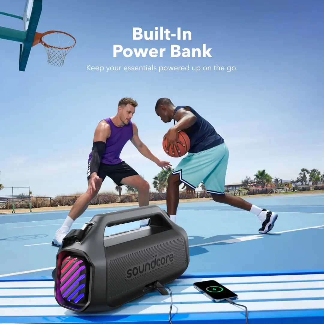 Soundcore Anker Boom 2 Plus Buitenluidspreker 140W A3134 - Zwart