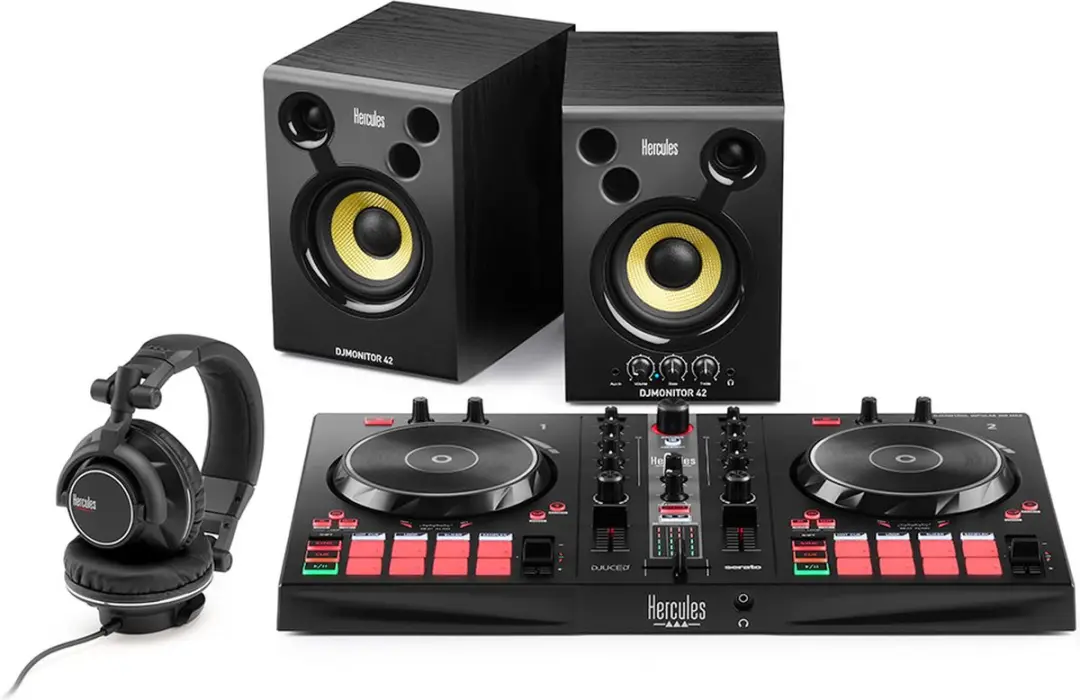Hercules DJControl Inpulse 300 MK2 Essentials Kit - 16 Pads - 2 Kanalen - Zwart