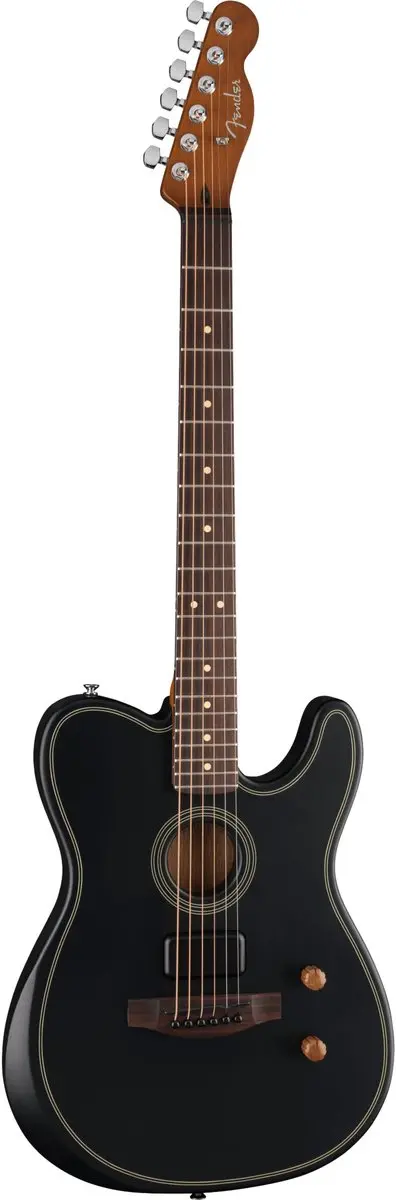 Fender Acoustasonic Standard Telecaster - Zwart