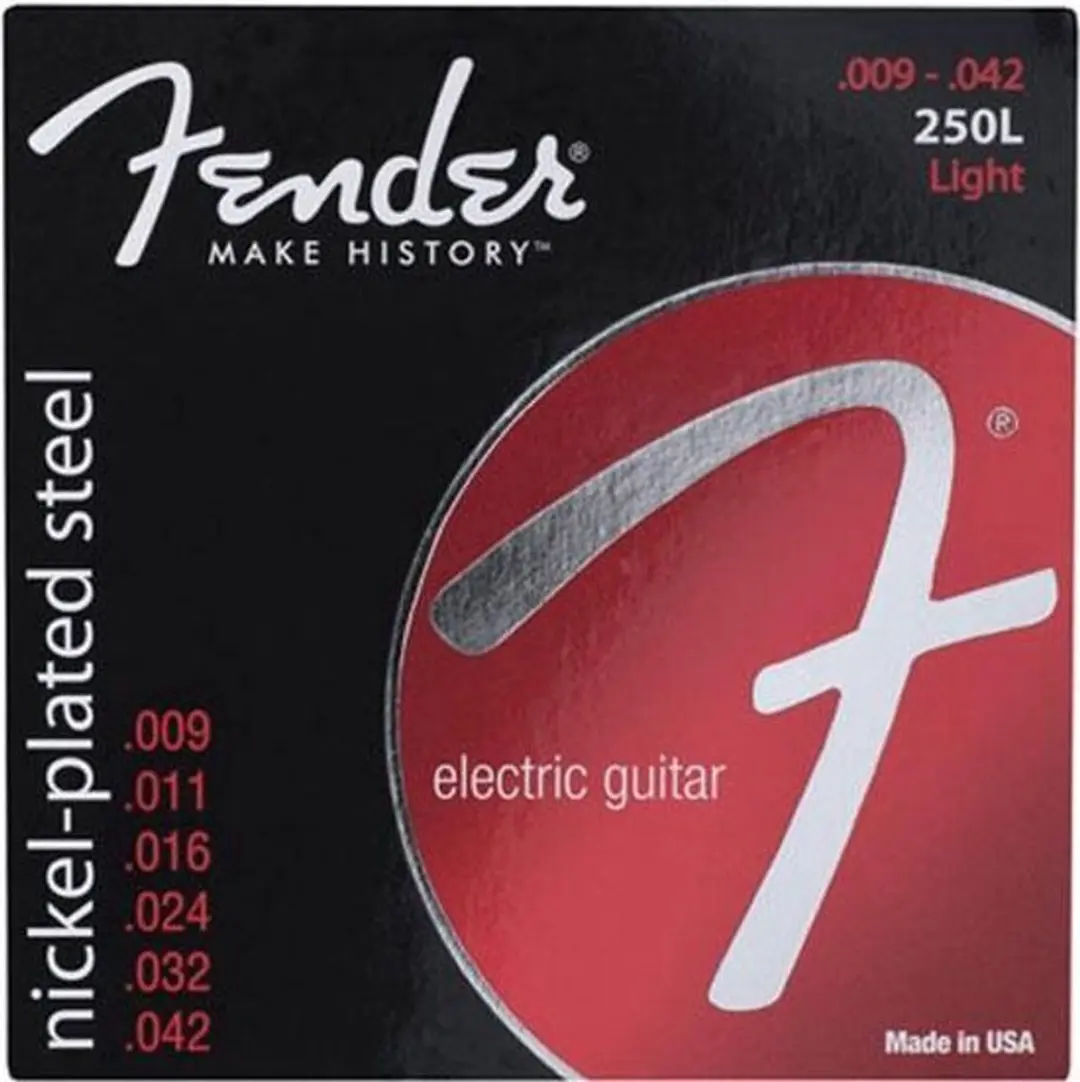 Fender F-250L Snarenset - Nickel Roundwound 09-42 Light