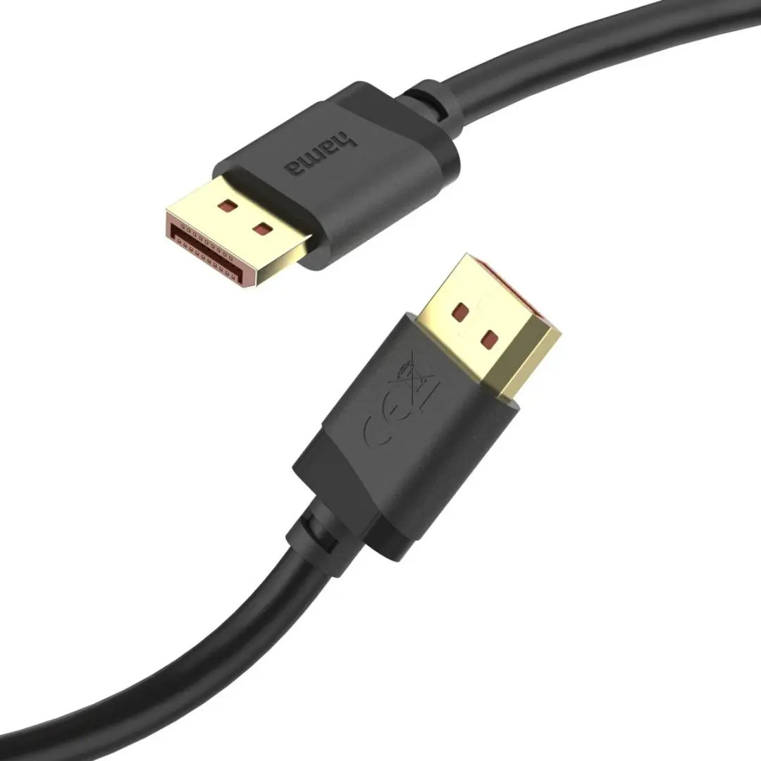Hama 00202010 DisplayPort-kabel 2m - 8K UHD - Zwart