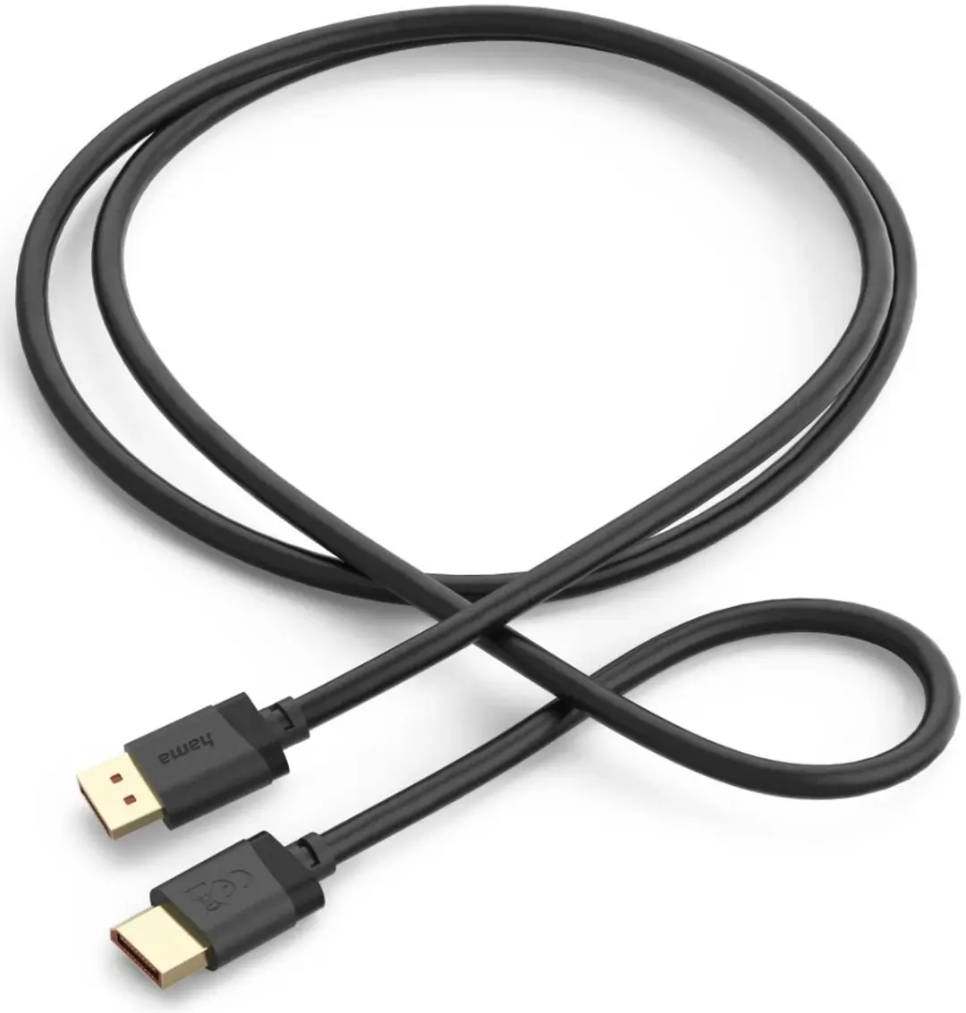 Hama 00202010 DisplayPort-kabel 2m - 8K UHD - Zwart