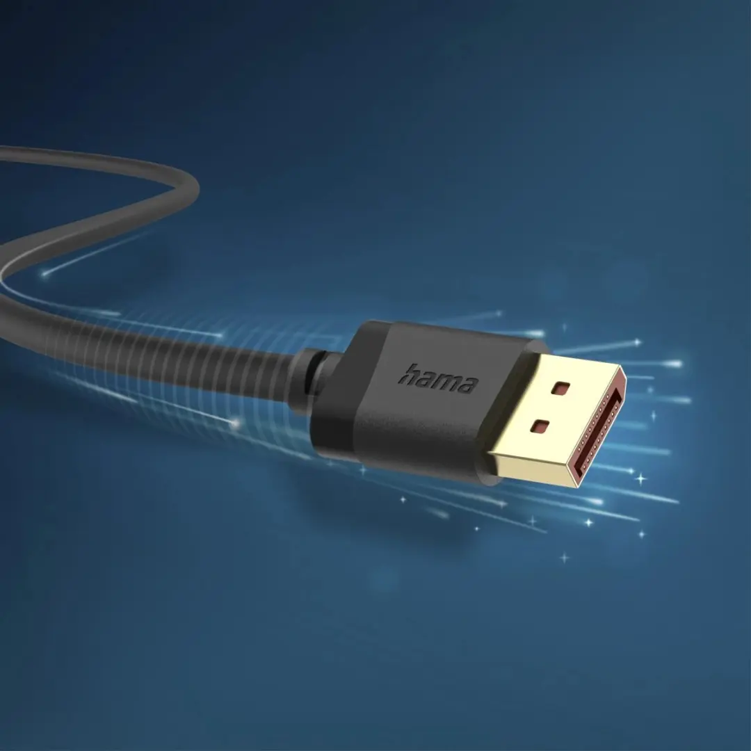 Hama 00202010 DisplayPort-kabel 2m - 8K UHD - Zwart - afbeelding 6 van 6