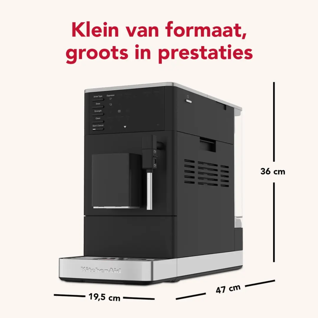 KitchenAid KF2 Espressomachine 5KES8452EBM - Zwart - afbeelding 6 van 6