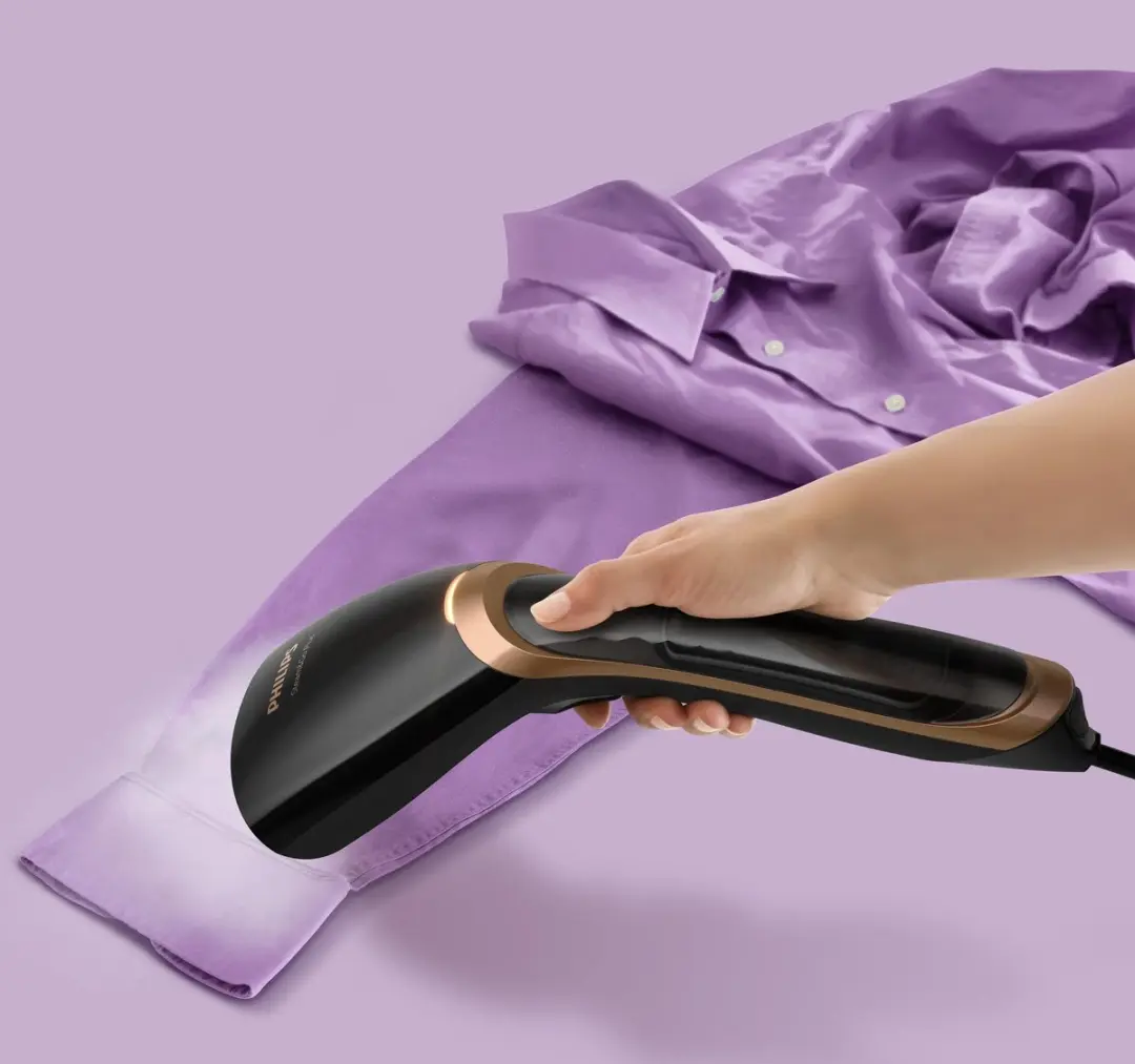 Philips Steam&Go GC365/80 Handstomer - 1300W - Zwart/Koper