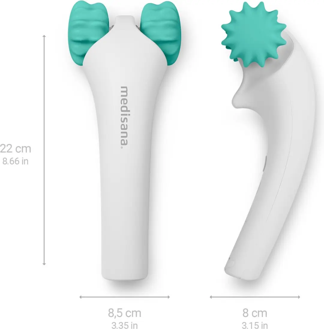 Medisana HM 630 Handmassage Roller - Blauw - afbeelding 6 van 6