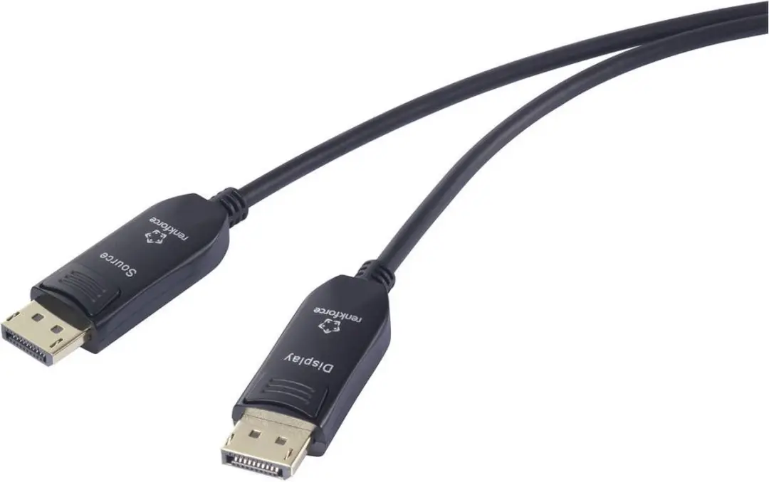 Renkforce RF-6117768 DisplayPort-kabel Glasvezel