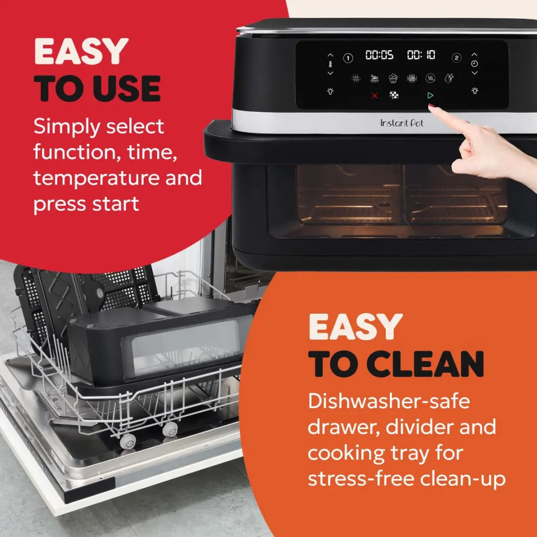 Instant Pot Vortex VersaZone 12L Airfryer - Zwart