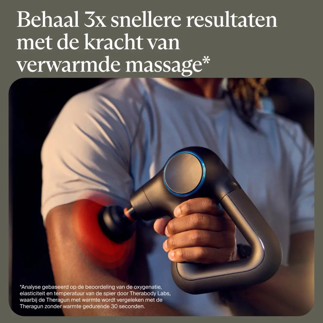 Therabody Theragun Prime Plus Massagepistool - 4 Koppen - Zwart