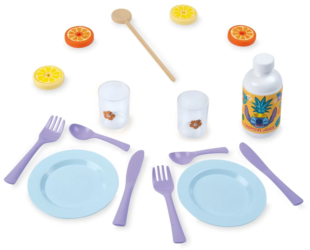 Smoby Stitch Picknickmand Speelgoedkeukenaccessoireset - 16-delig