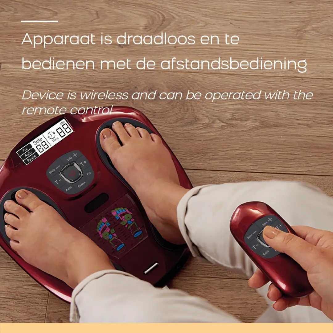 BioEnergiser Circulation Maxx CMI004 Massageapparaat - 99 Intensiteitsniveaus - Rood