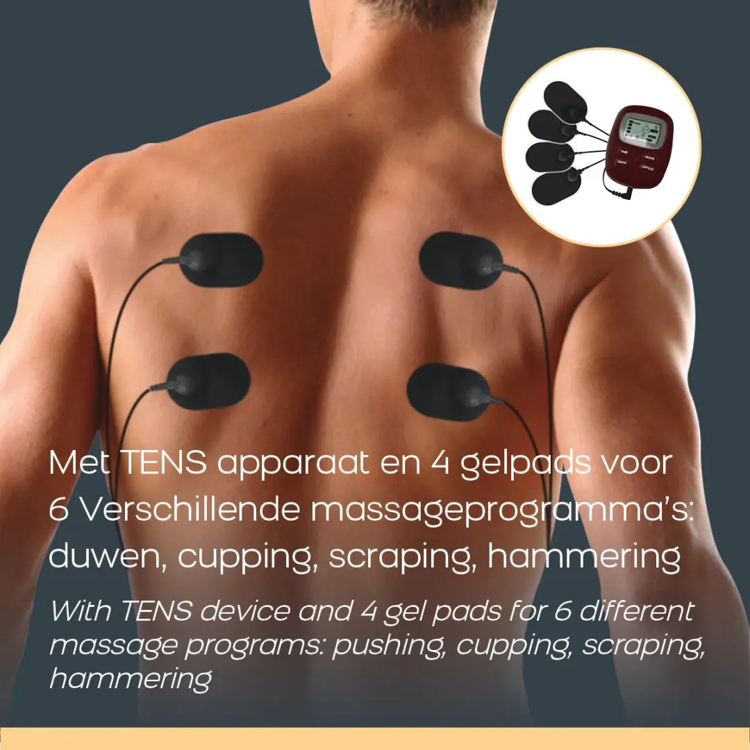 BioEnergiser Circulation Maxx CMI004 Massageapparaat - 99 Intensiteitsniveaus - Rood