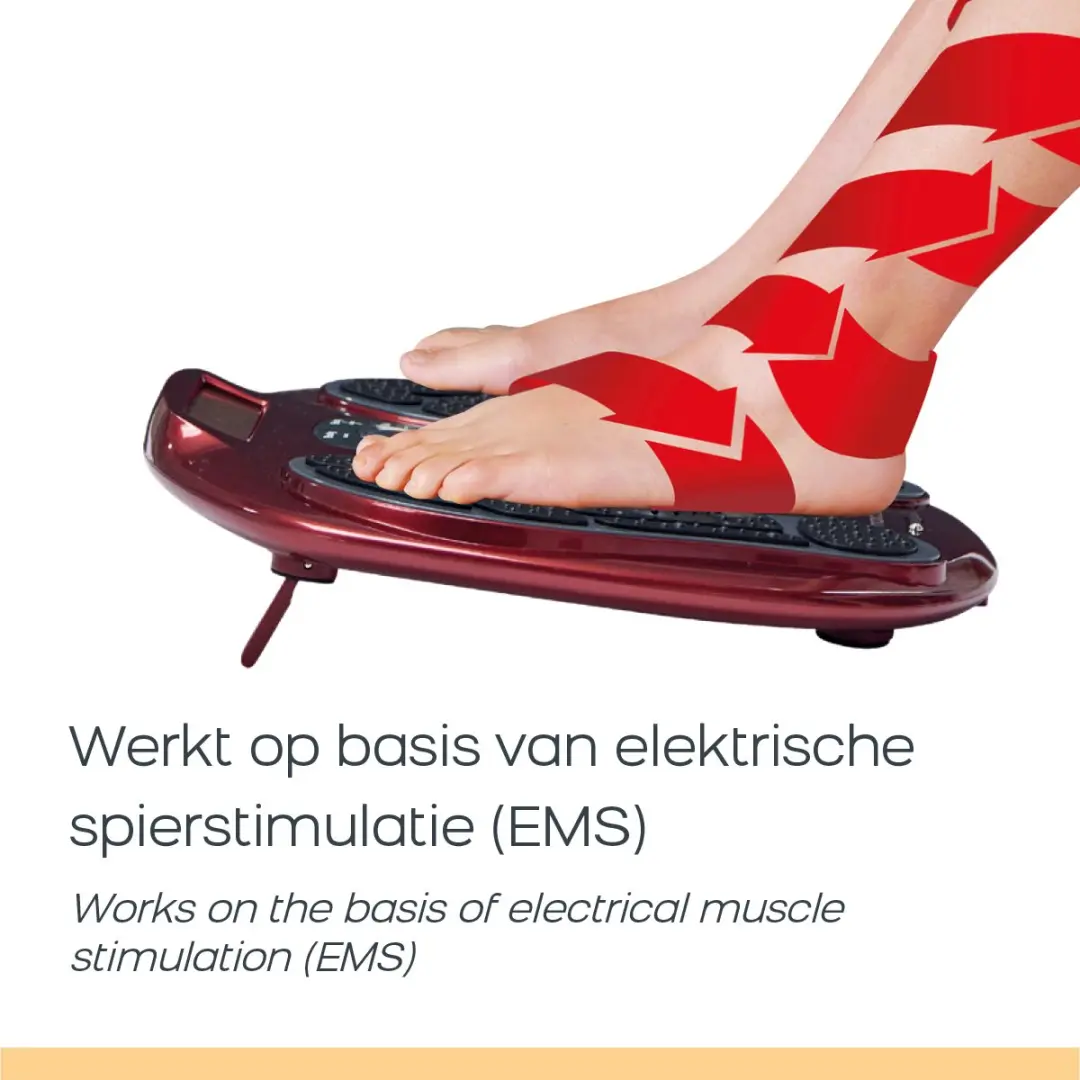 BioEnergiser Circulation Maxx CMI004 Massageapparaat - 99 Intensiteitsniveaus - Rood