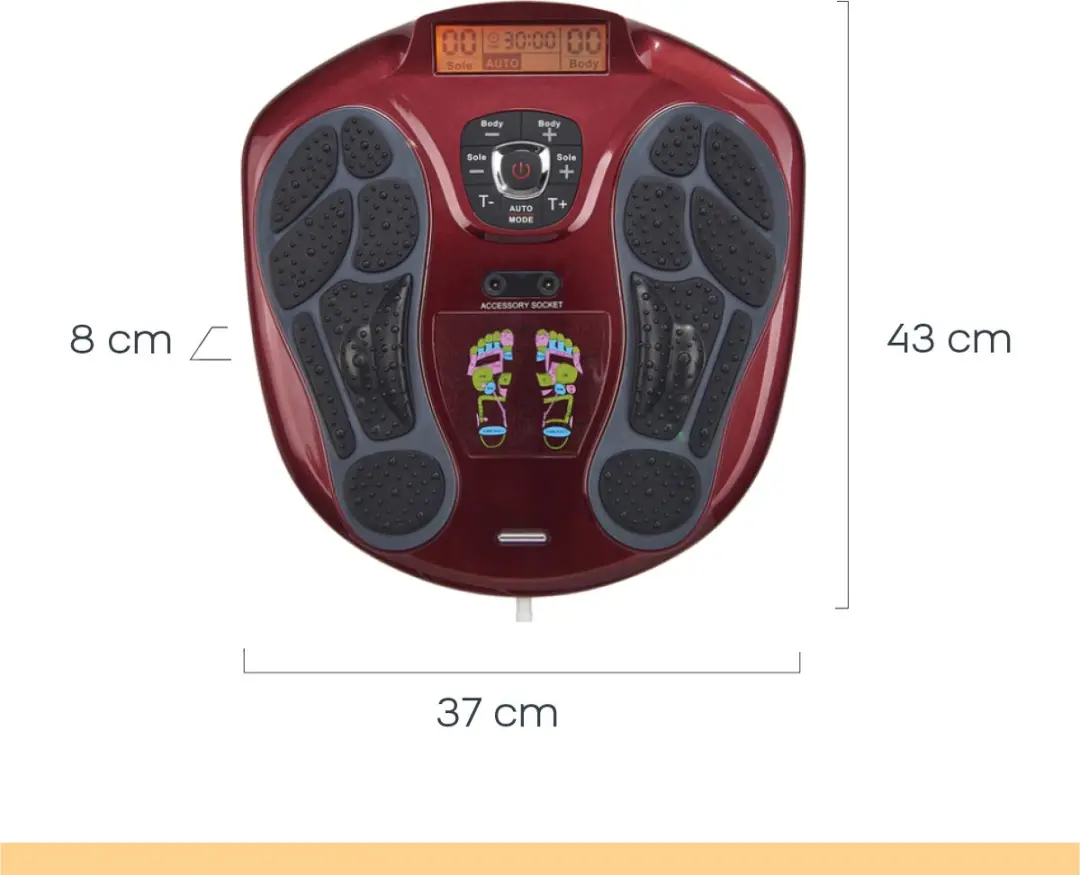 BioEnergiser Circulation Maxx CMI004 Massageapparaat - 99 Intensiteitsniveaus - Rood - afbeelding 6 van 6