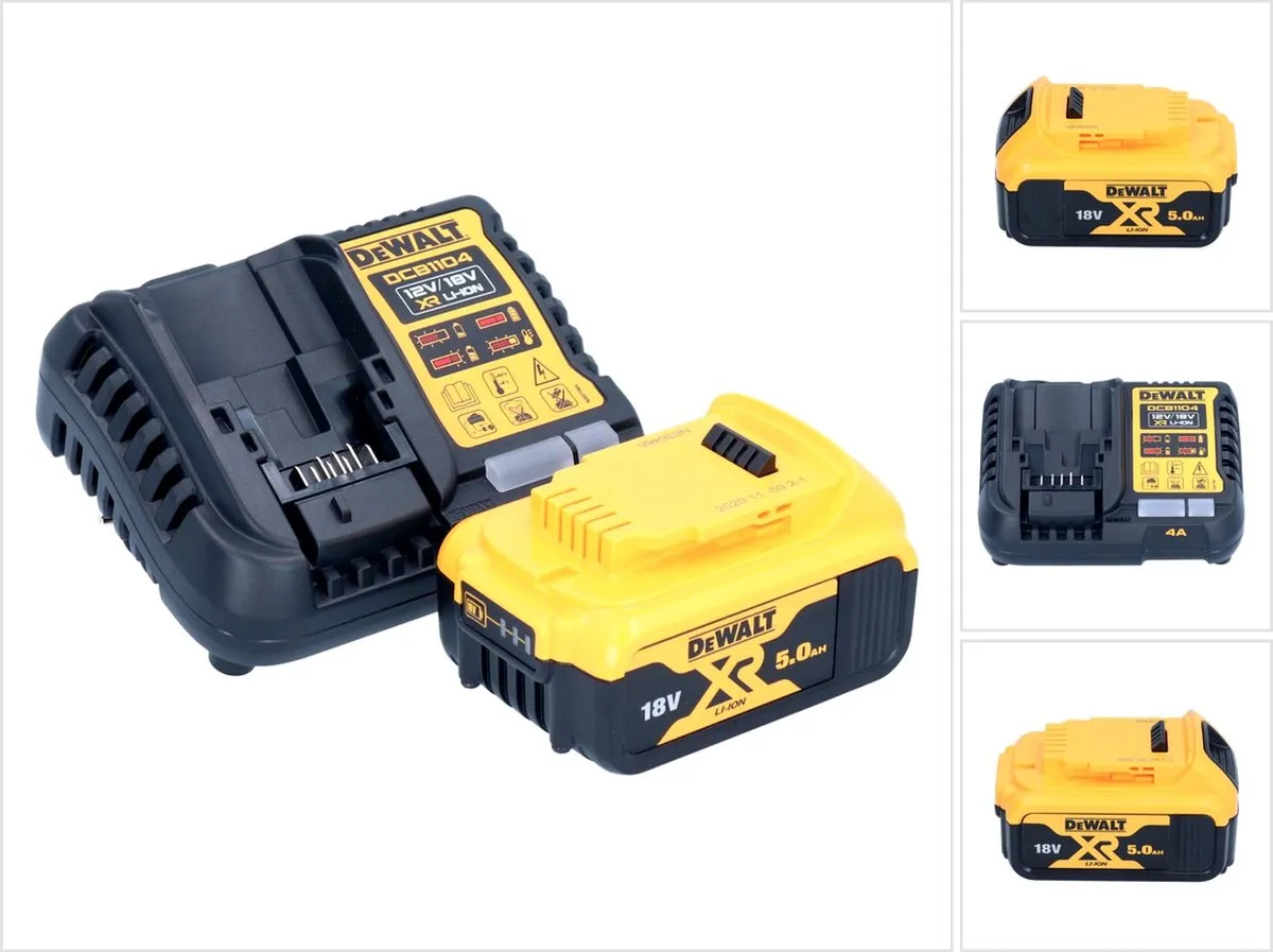 DeWalt DCB 1104 P1 Accu-starterset 12V/18V