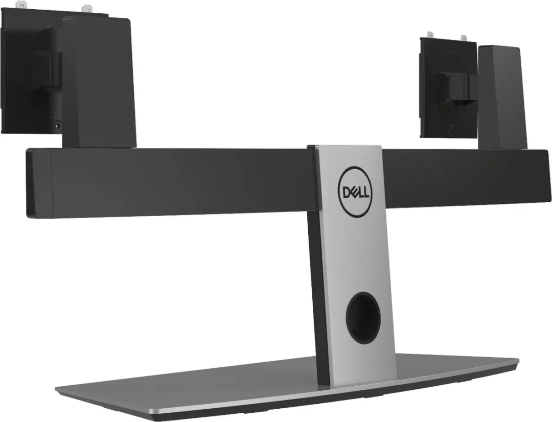 Dell Pro MDS19 Dubbele Monitorstandaard - 27" - Aluminium/Zwart