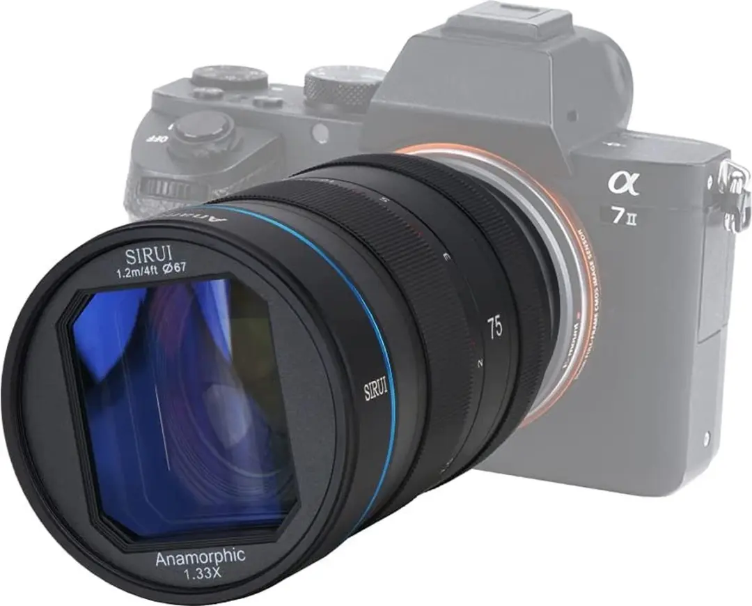 Sirui SI-SR75-E Anamorfische Lens 75mm - 82mm - Zwart