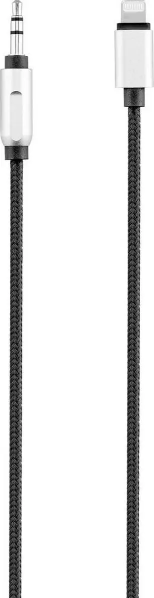 Renkforce RF-3432028 Lightning naar Jackplug Aansluitkabel - Zwart