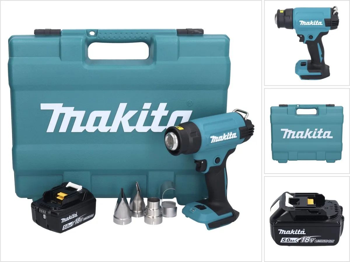 Makita DHG181T1K Heteluchtpistool 18V