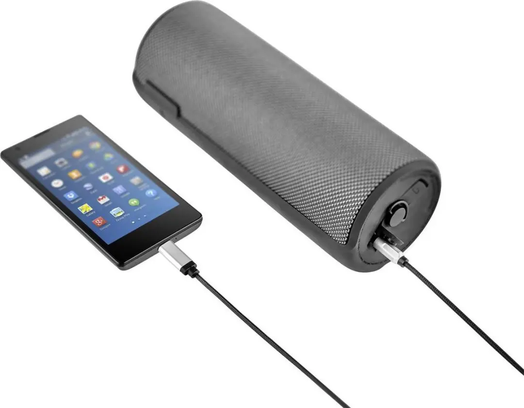 Renkforce RF-3432030 USB-C naar Jack 3,5mm Kabel 1,2m - Zwart