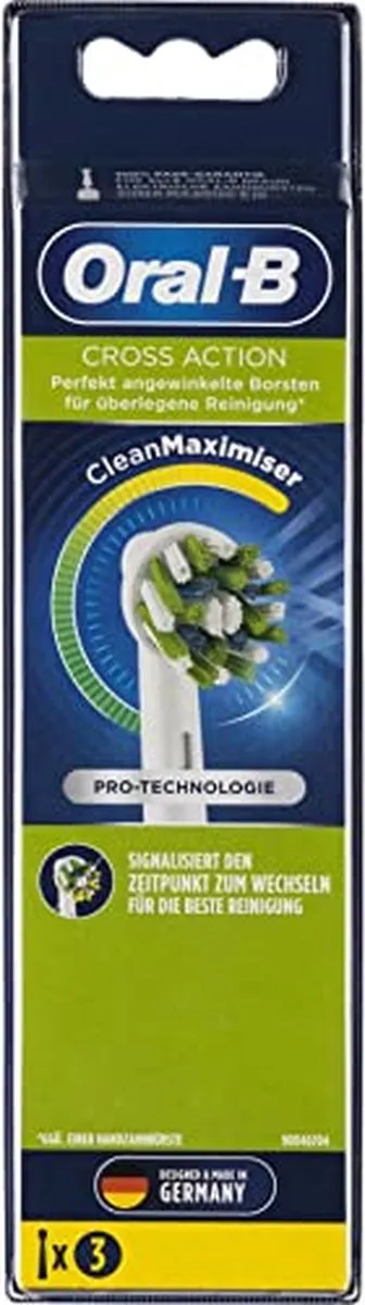 Oral-B Cross Action Opzetborstels 3 Stuks