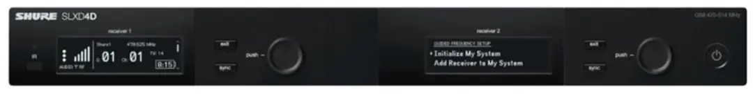 Shure SLX-D SLXD4DE Digitale Ontvanger