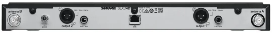 Shure SLX-D SLXD4DE Digitale Ontvanger - Zwart - afbeelding 2 van 2