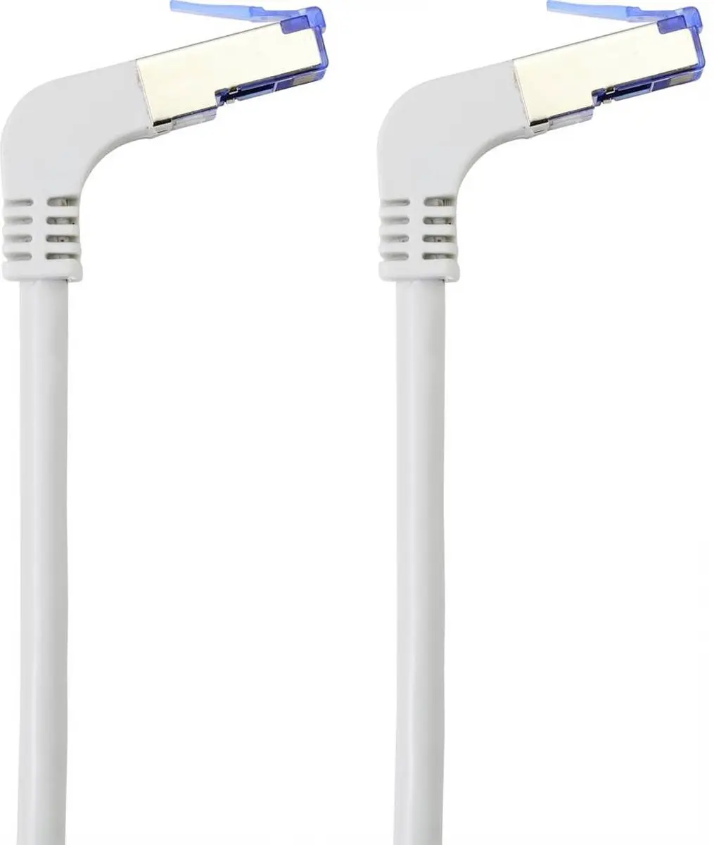 Renkforce RF-4892520 Netwerkkabel CAT 6A S/FTP 20m - Grijs 90°