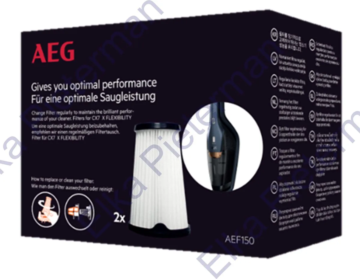 AEG CX7-2 AEF150 Filter - 2 Stuks - Kleurenmix - afbeelding 6 van 6