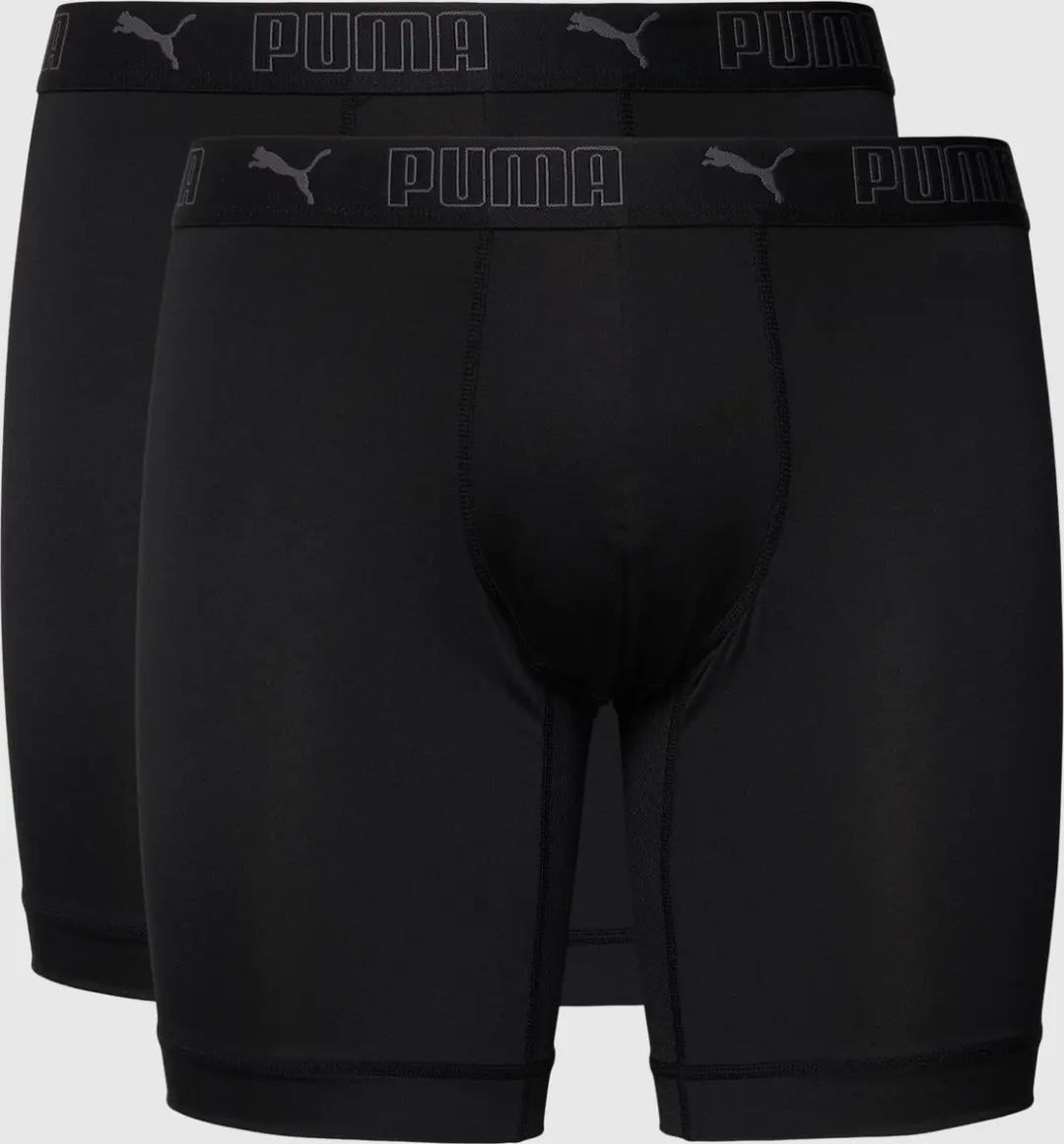 PUMA 2-pack Boxershort Short Heren - Zwart/Blauw S