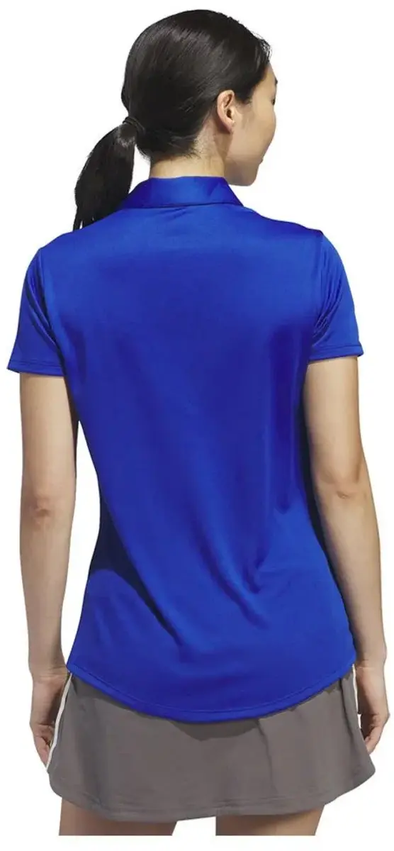 Adidas Performance Solid Poloshirt Dames - XL - Blauw