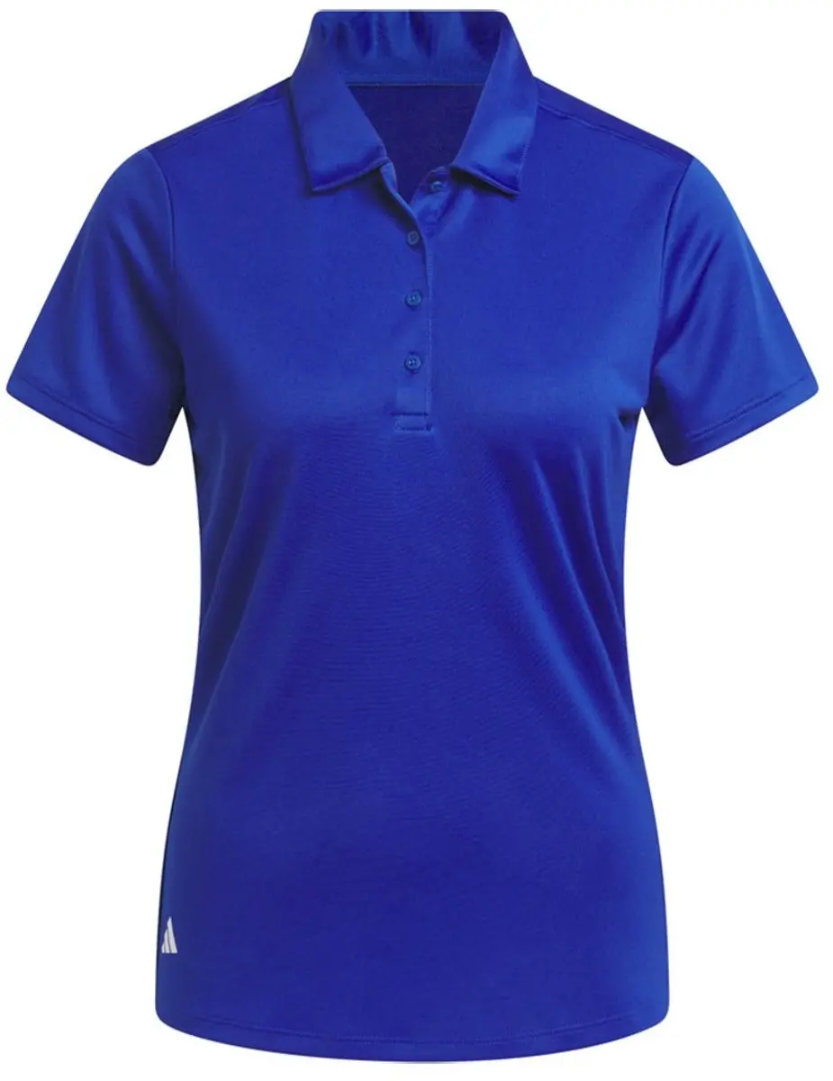 Adidas Performance Solid Poloshirt Dames - XL - Blauw
