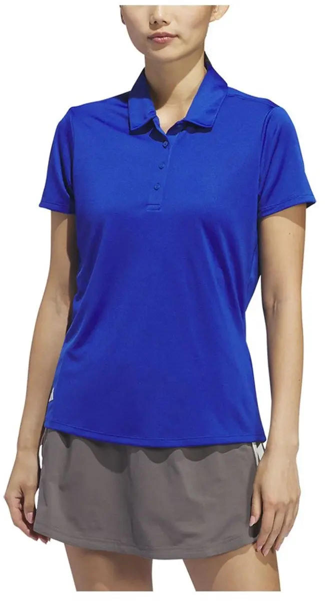 Adidas Performance Solid Poloshirt Dames - XL - Blauw