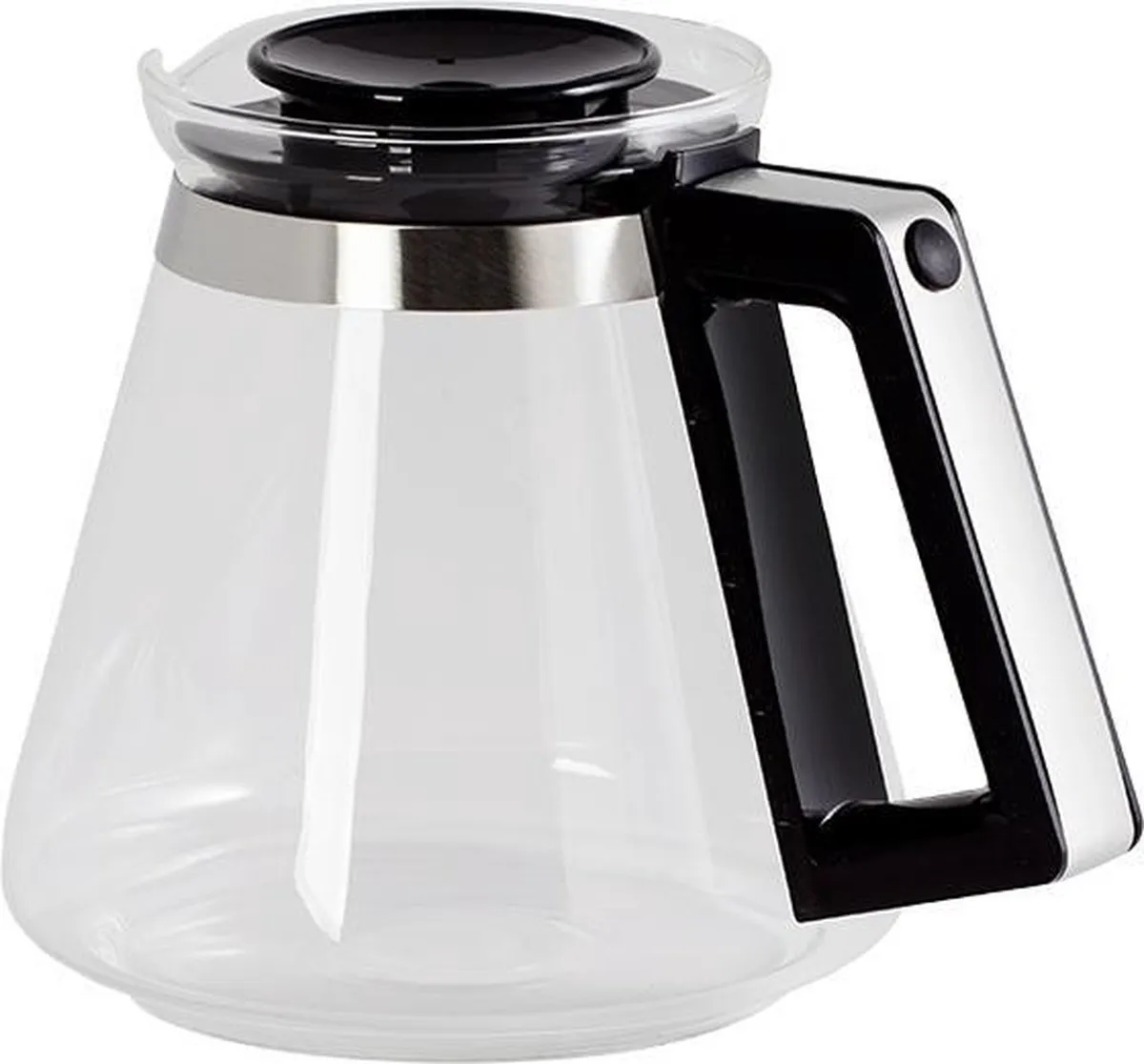 Melitta Aroma Signature Koffiekan Glaskan 6692438 - Zwart/Roestvrijstaal