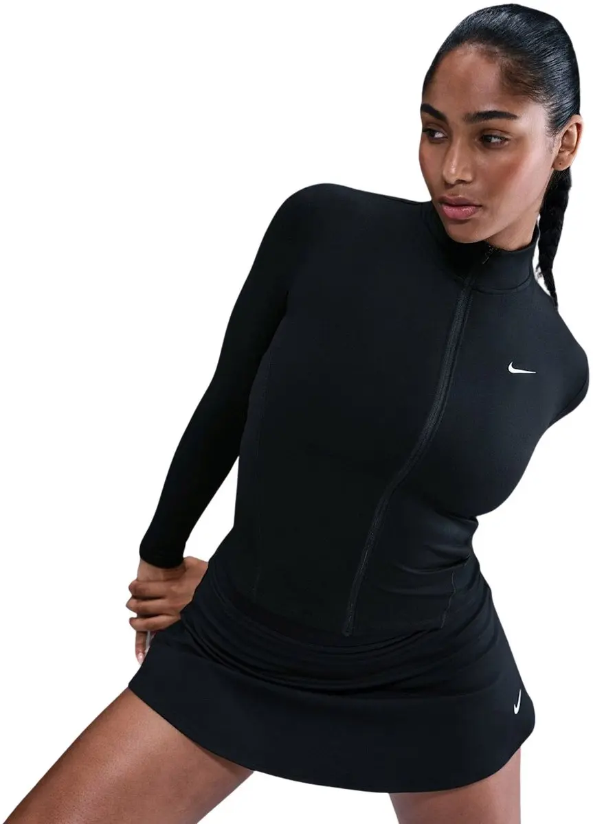Nike One Fitted Dri-FIT Trainingsjack Dames M - Zwart