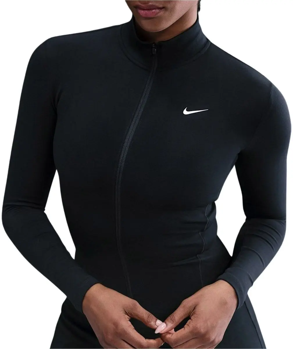 Nike One Fitted Dri-FIT Trainingsjack Dames M - Zwart