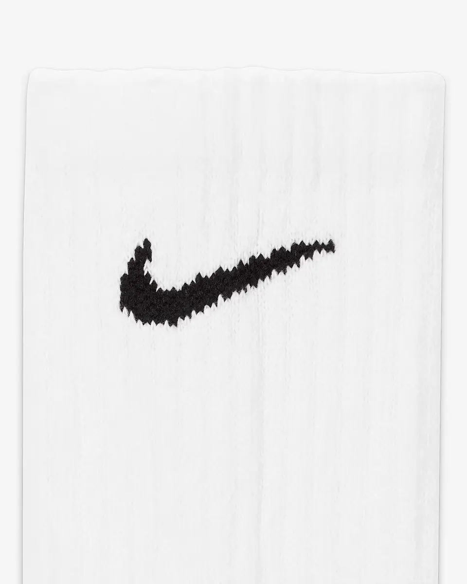Nike Everyday Cushion Crew Sokken SX7666-100 - 6 Stuks - Wit