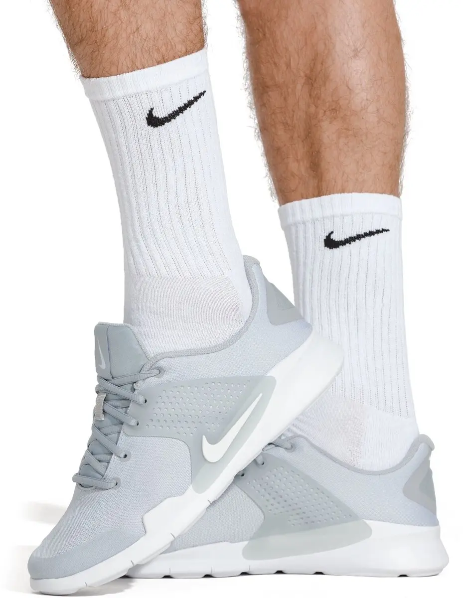 Nike Everyday Cushion Crew Sokken SX7666-100 - 6 Stuks - Wit