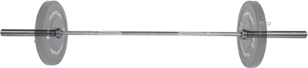 Tunturi Olympische Halterstang 220cm 20kg - 28mm Zilver