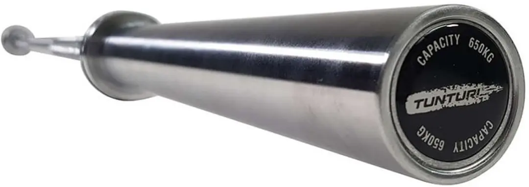 Tunturi Olympische Halterstang 220cm 20kg - 28mm Zilver