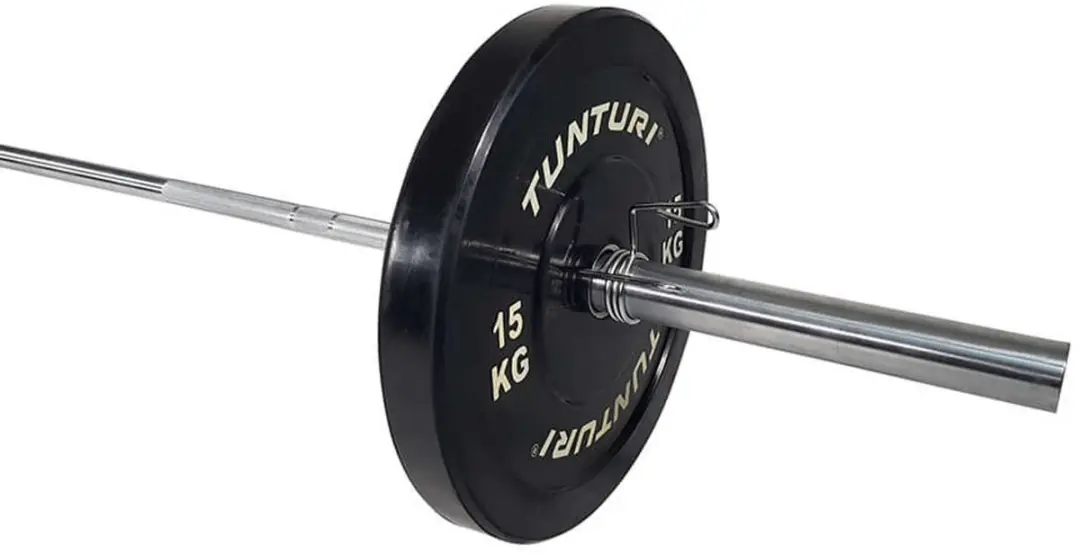 Tunturi Olympische Halterstang 220cm 20kg - 28mm Zilver