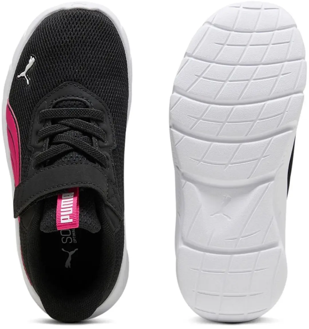 PUMA Flexfocus Modern AC+ Hardloopschoenen - Meisje 31.5 - Zwart/Rosa/Wit