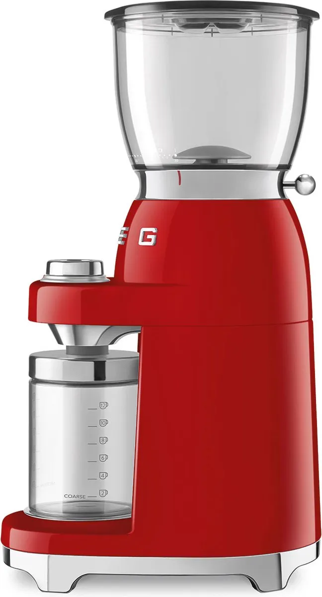 Smeg CGF11RDEU Elektrische Koffiemolen - Rood