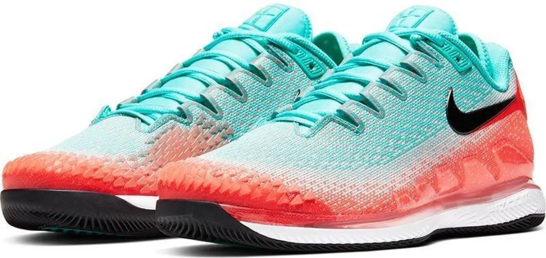 Nike Air Zoom Vapor X Knit AR0496-300 - Tennis Schoen - 40.5 - Blauw