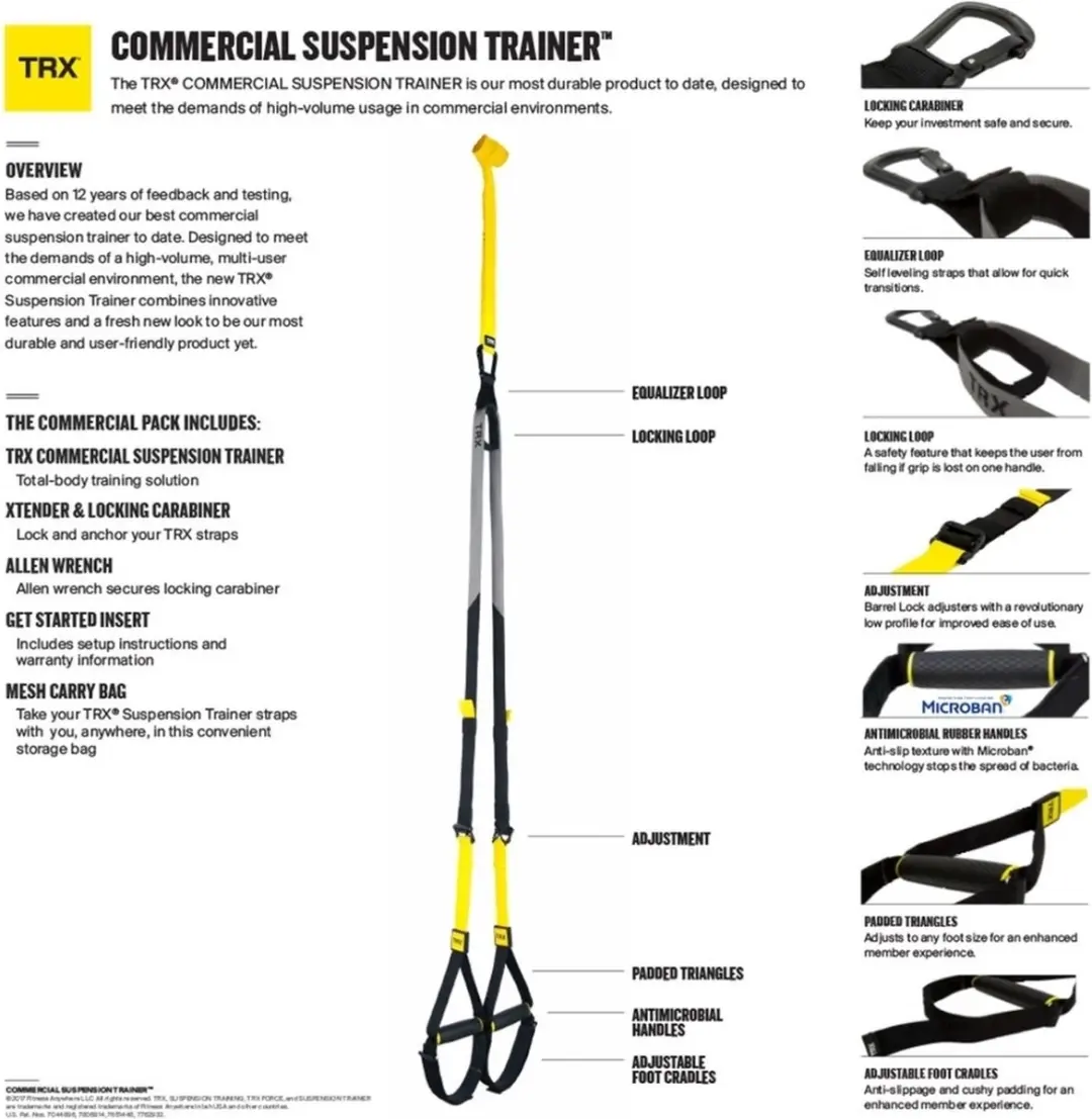 TRX Club Set 4 - Suspensiontrainer Xtender Geel