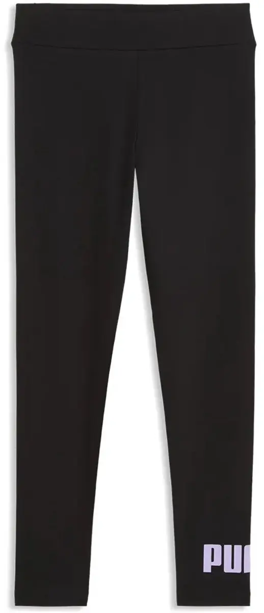 PUMA Ess 2 Color No1 Logo Leggings - 128 - Zwart/Lichtpaars