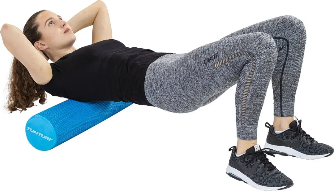 Tunturi Yoga Massageroller 90cm - Blauw